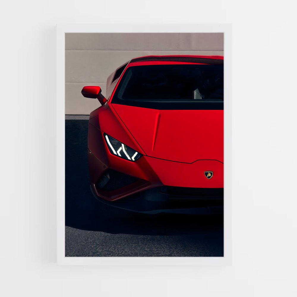 Poster Huracan evo rwd – affiche Lamborghini (vue 3)